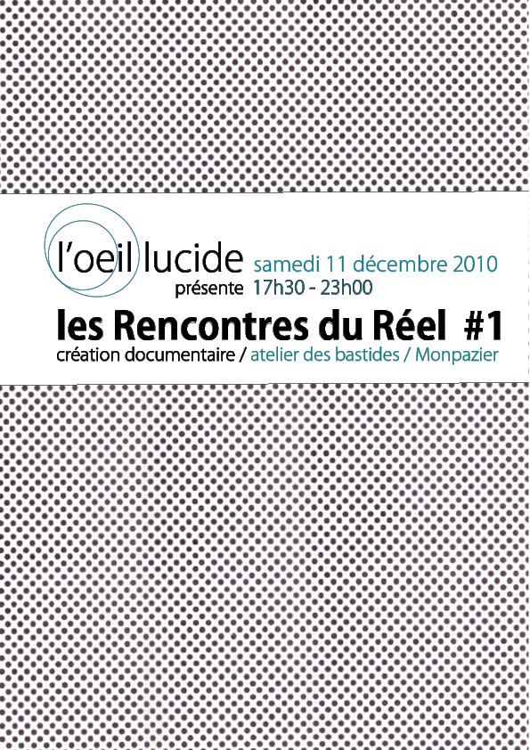 Les Rencontres du réel #1