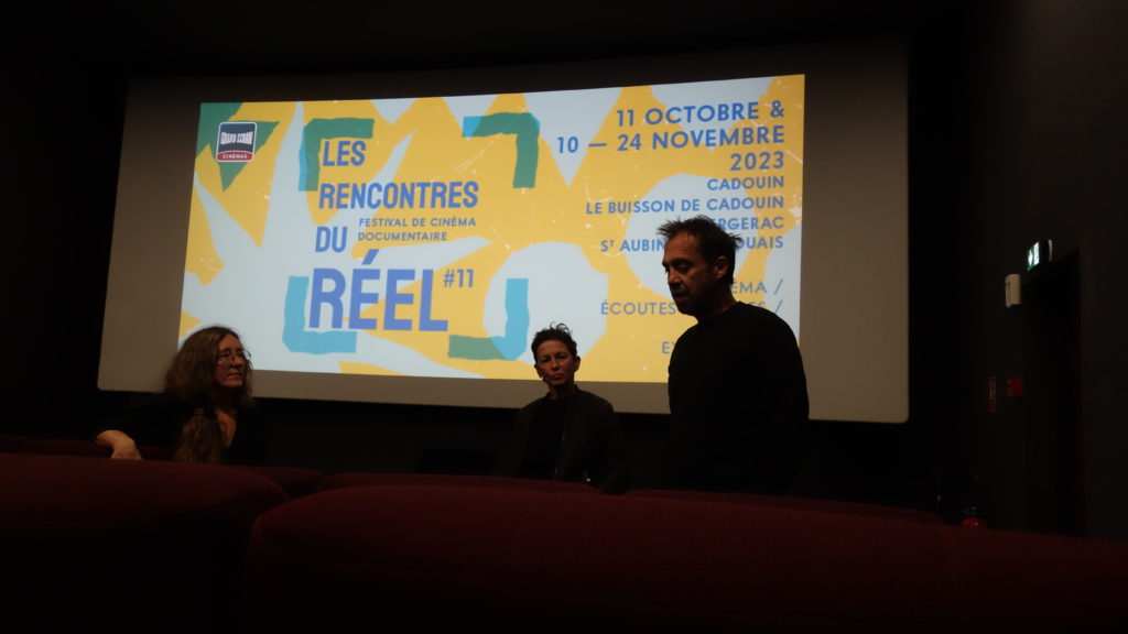 Denis Cointe et Laure Carrier pour la présentation du film Barail