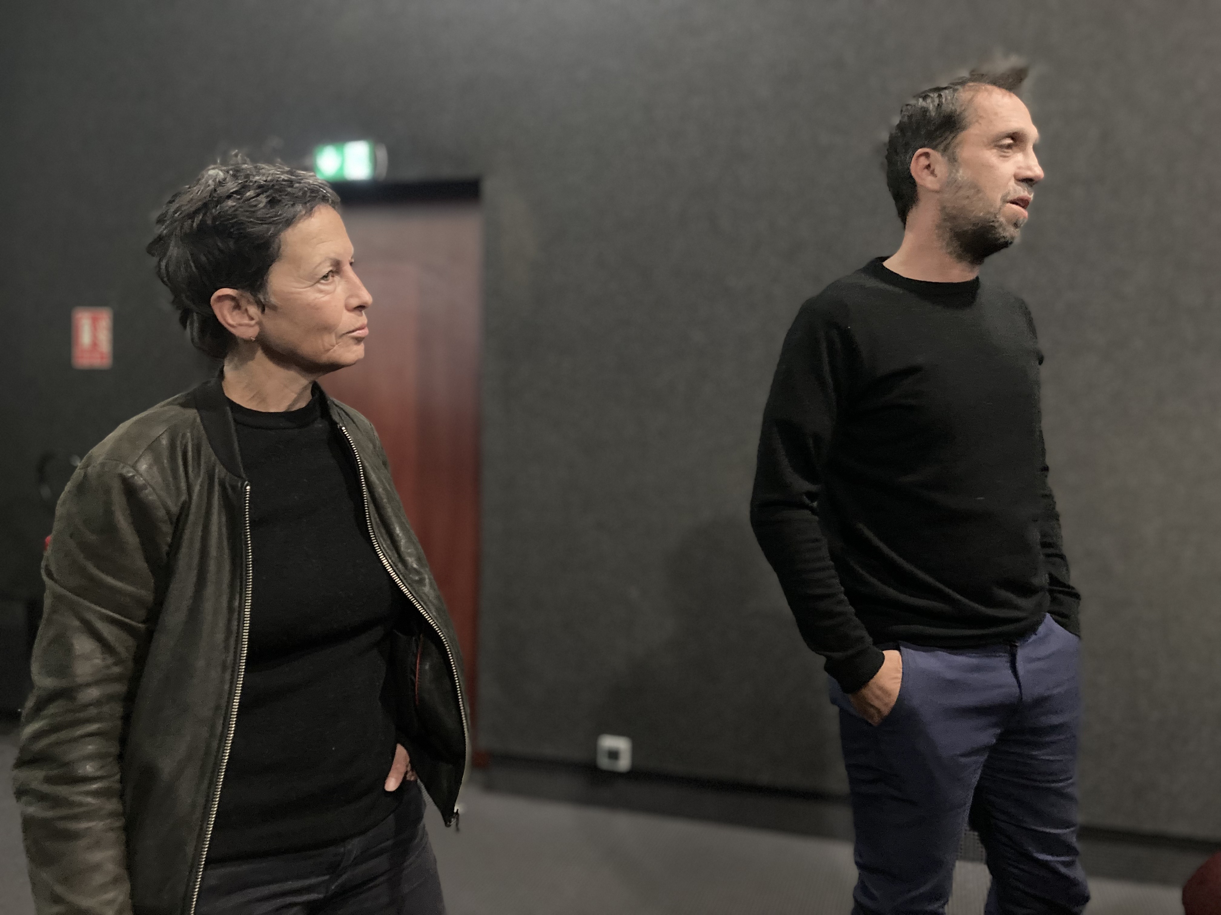 Denis Cointe et Laure Carrier pour la présentation du film Barail