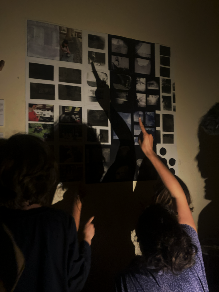 Visite de la Camera Obscura avec l'école de Molières en présence de l'artiste François Penaud Desmoulins